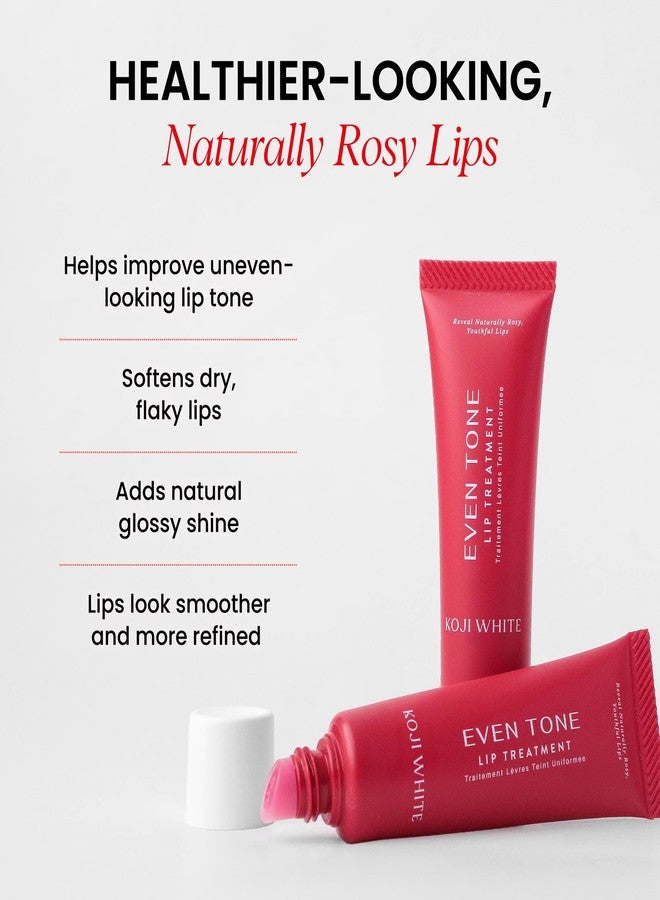 Koji White Lip Discoloration Treatment for Dark Lips | Smokers, Moisturizer & Hydrating Lip Balm with 1% Kojic Acid, Hyaluronic Acid, Vitamin C, Carrot Oil - Beeswax-Free, Vegan Chapstick, 0.23 Fl Oz - Image 3